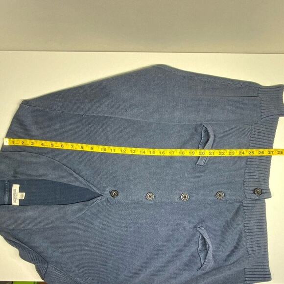 GUC | Goodthreads | Button Front Cardigan | Grayish Blue | Men's Large - Picture 10 of 16